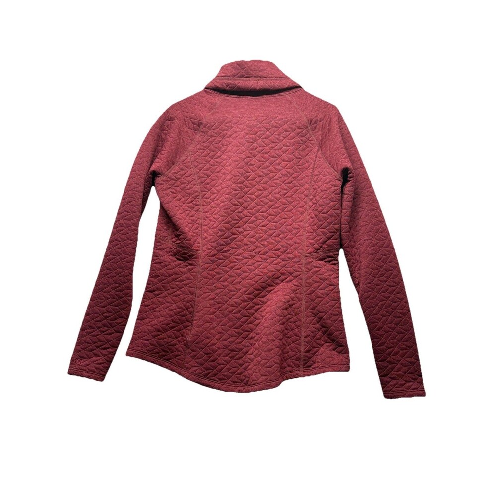 Marmot Women's Annie LS Quilted Cowl Pullover Maroon Size Large Hiking Outdoors - Picture 5 of 5